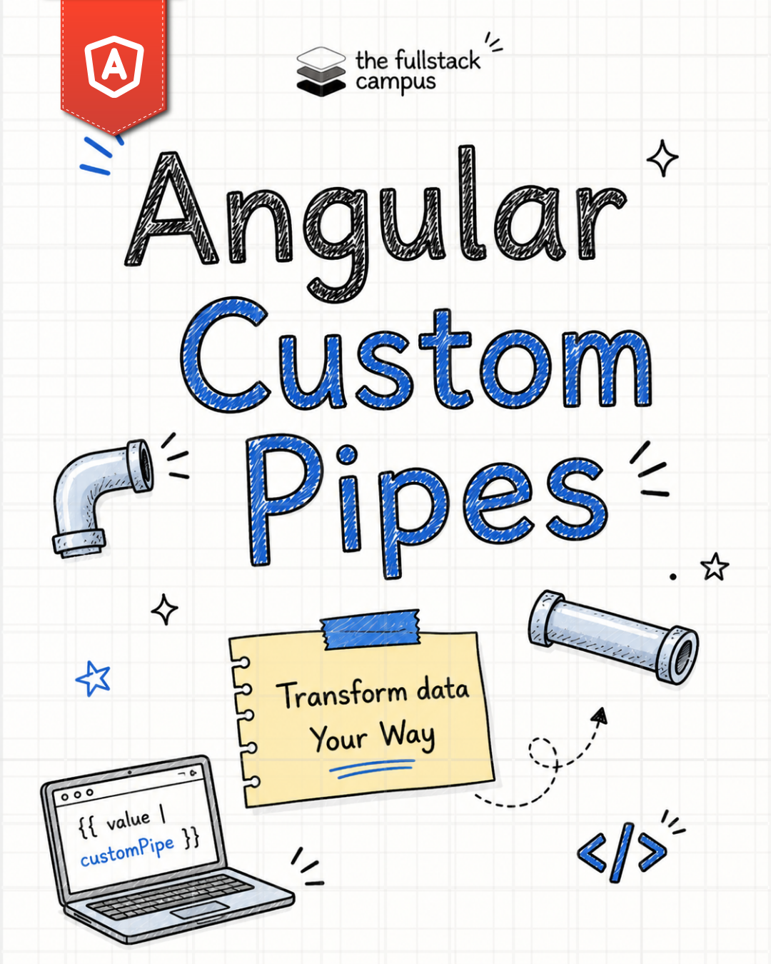 Angular - Custom Pipes - Transform the way you want book cover
